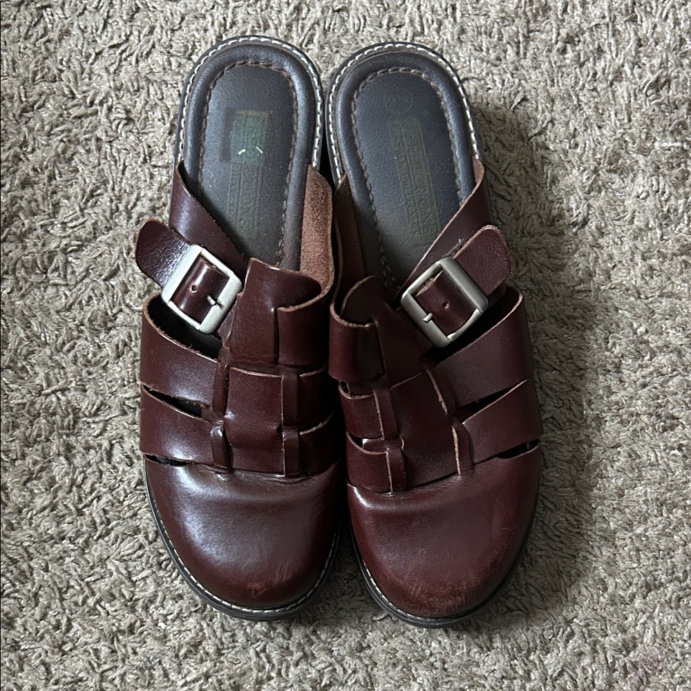 Brown Clogs